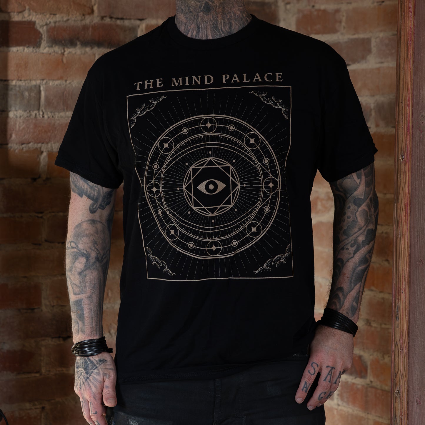 Unisex t-shirt - The Mind Palace logo, black