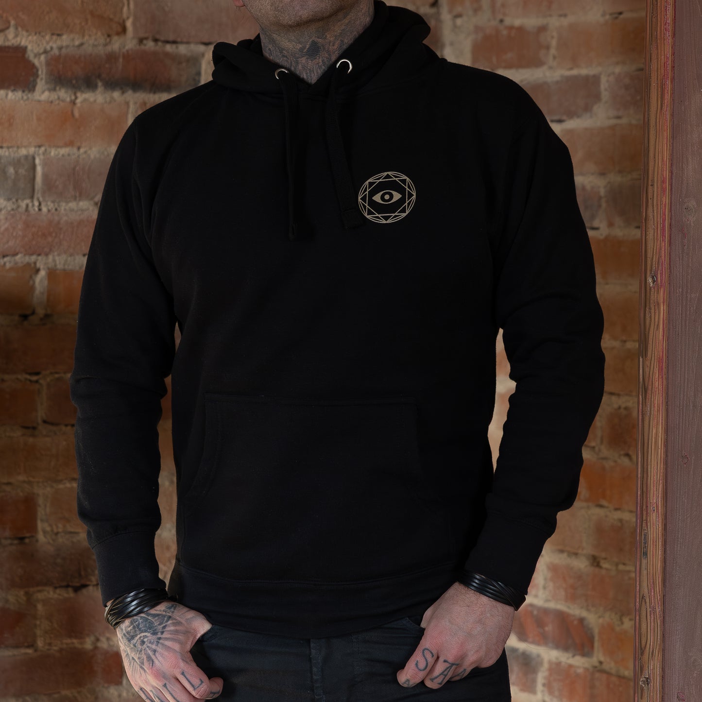 Unisex hoodie - Left hand path, black